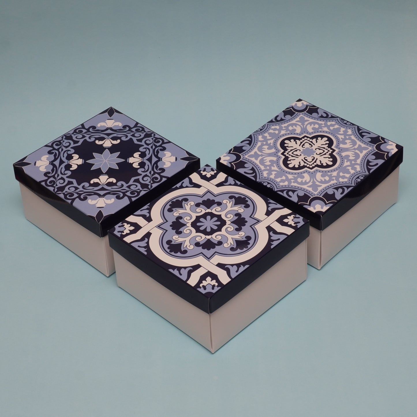 Morrocco Blue Boxes