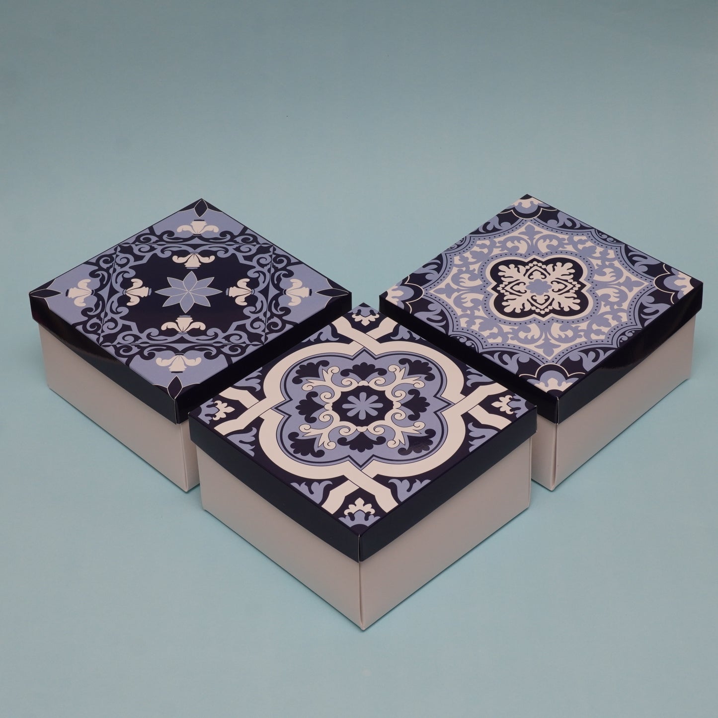 Morrocco Blue Boxes