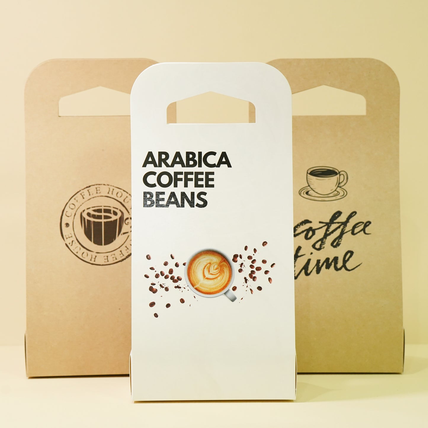 Set of (10) luxury paper coffee bags