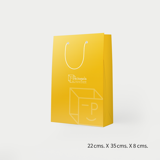 A set of (10) elegant long paper bags