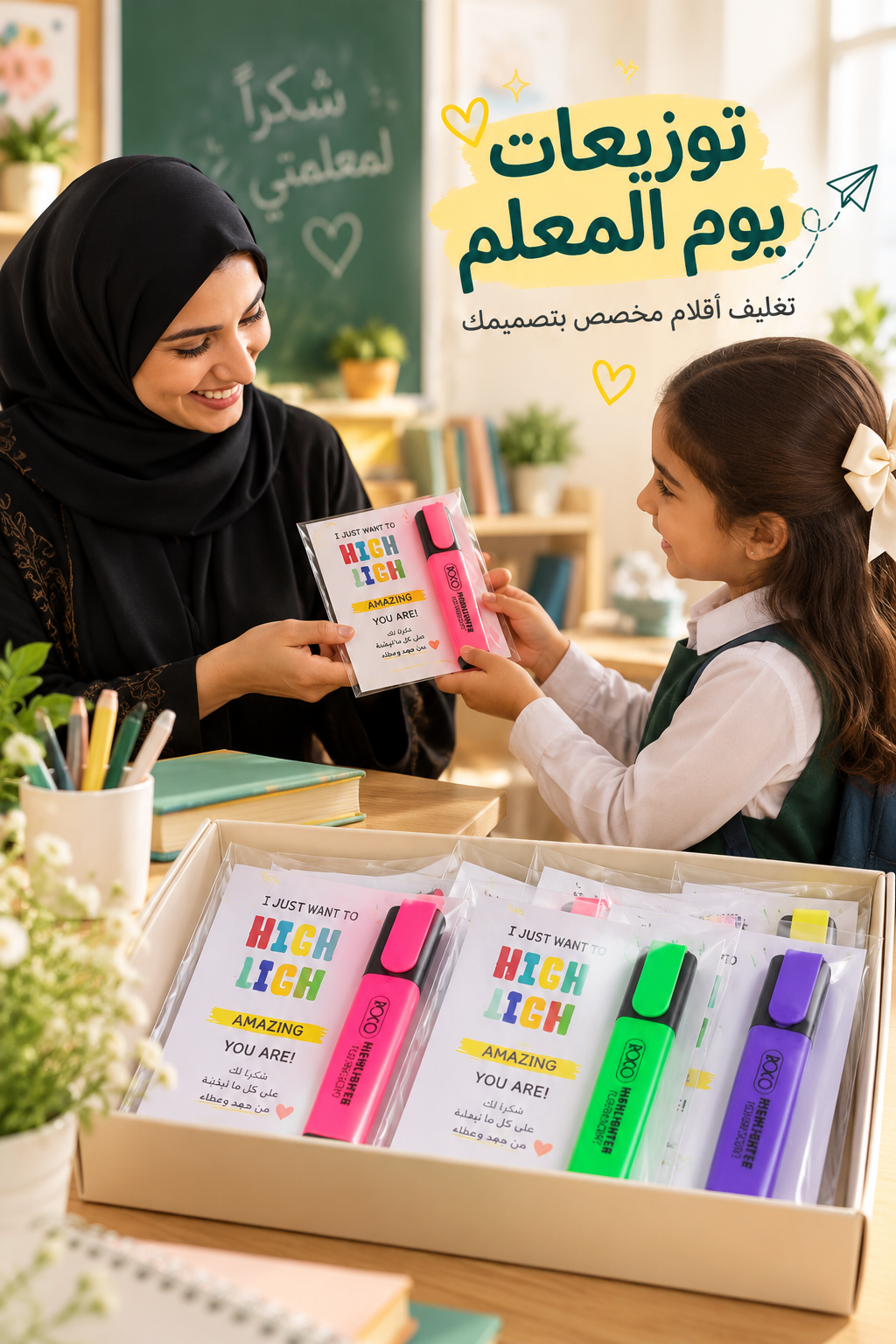 40 كرت مع هايلاتير
