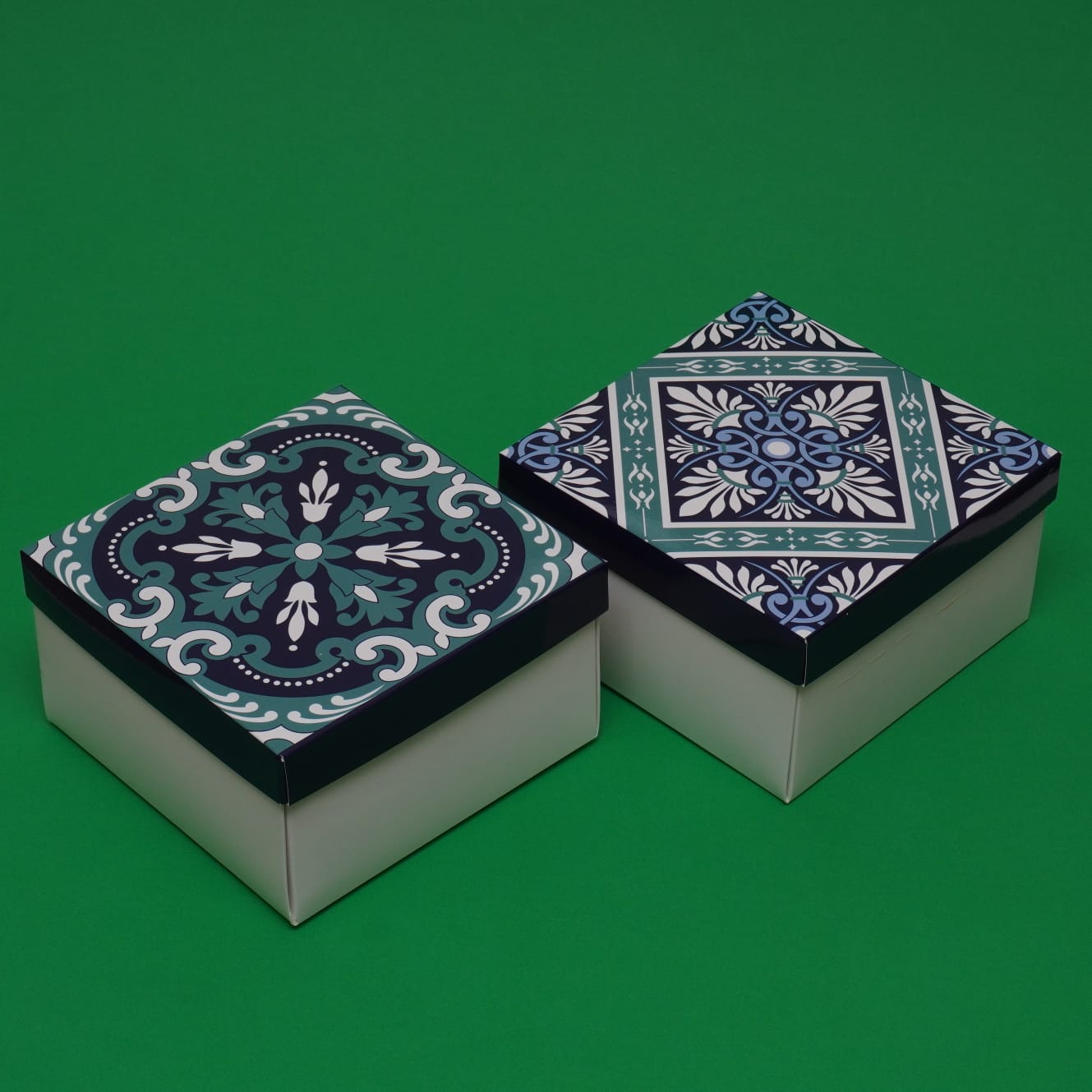 Morrocco Green Boxes