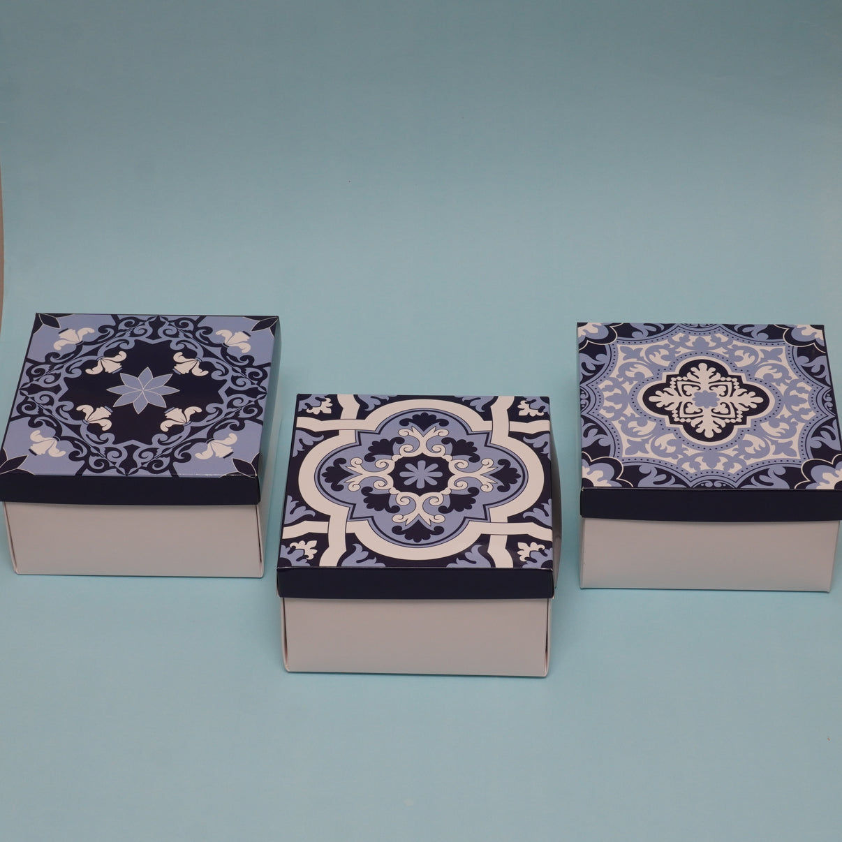 Morrocco Blue Boxes Packageha بكجها