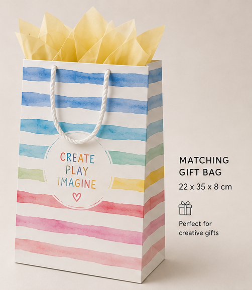 A set of (10) elegant long paper bags